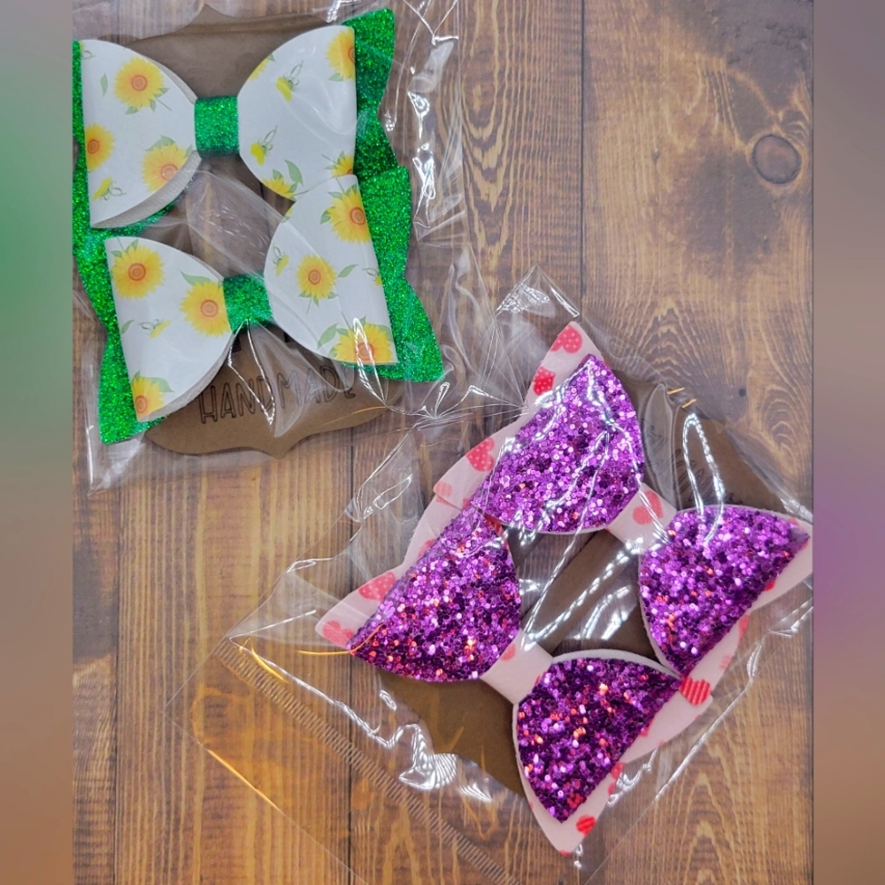 3" hair bows